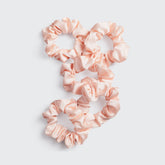 Satin Sleep Scrunchies - Blush