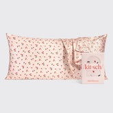 Satin Pillowcase in Cherry Print 4 Packs- King