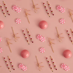 Red, Pink, & Green Gemstone and Bow Bobby Pins