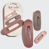 Terracotta Flat Claw Clips 3pc Set