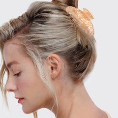 Blonde Marble Claw Clip