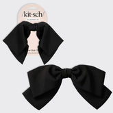 Black Bow Hair Clip