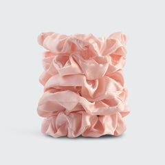 Satin Sleep Scrunchies - Blush