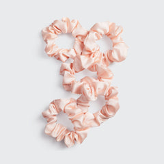 Satin Sleep Scrunchies - Blush