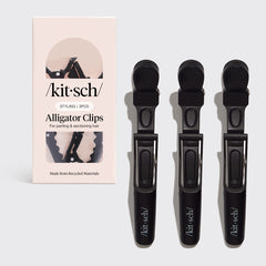 Black No-Slip Alligator Clips 3pc Set