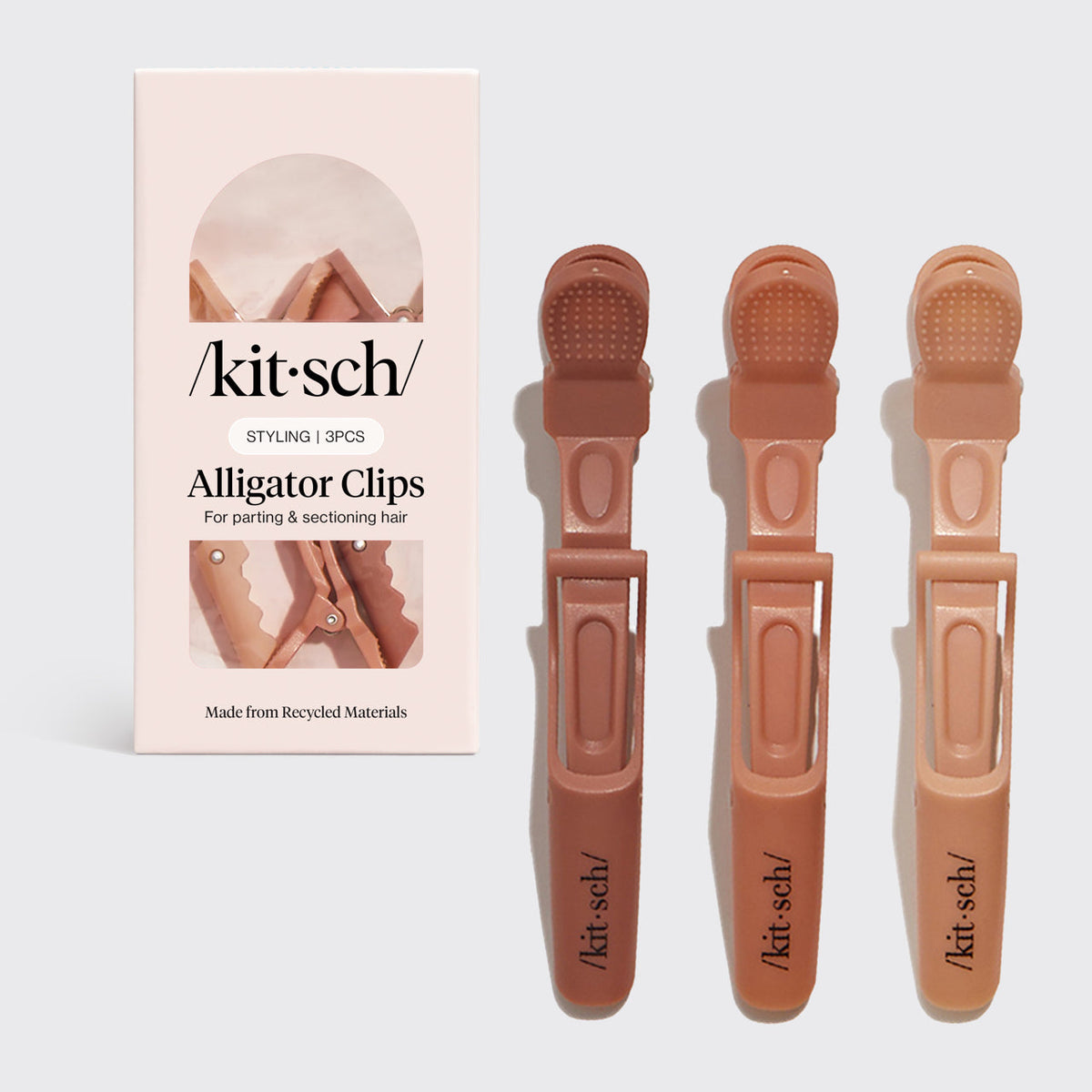 Multicolor No-Slip Alligator Clips 3pc Set
