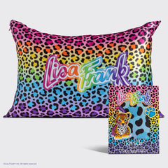 Lisa Frank x Kitsch Satin Pillowcase in Rainbow Leopard 4 Pack