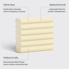 Rice Water Protein Restoring Face & Body Wash Bar