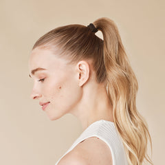 Black Elastic Hair Ties 20pc Set