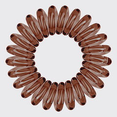 Brunette Spiral Hair Ties 8pc Set