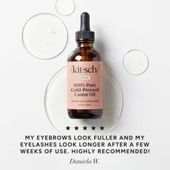 100% Castor Oil 2oz + FREE Eco-Friendly Dermaplaner