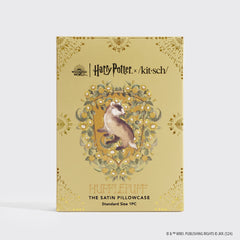 Kitsch x Harry Potter Satin Pillowcase in Hufflepuff