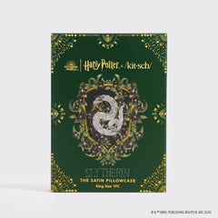 Kitsch x Harry Potter Satin Pillowcase in Slytherin 2 Pack - King
