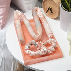 Sunset Tie Dye Satin Heatless Curling Set