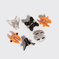 Halloween Squad Claw Clips 6pc Set - Mini