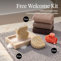 Summer Welcome Kit with Shampoo & Conditioner Bars
