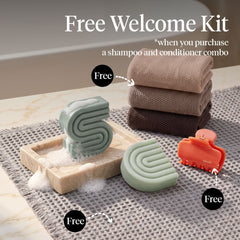Summer Welcome Kit with Shampoo & Conditioner Bars